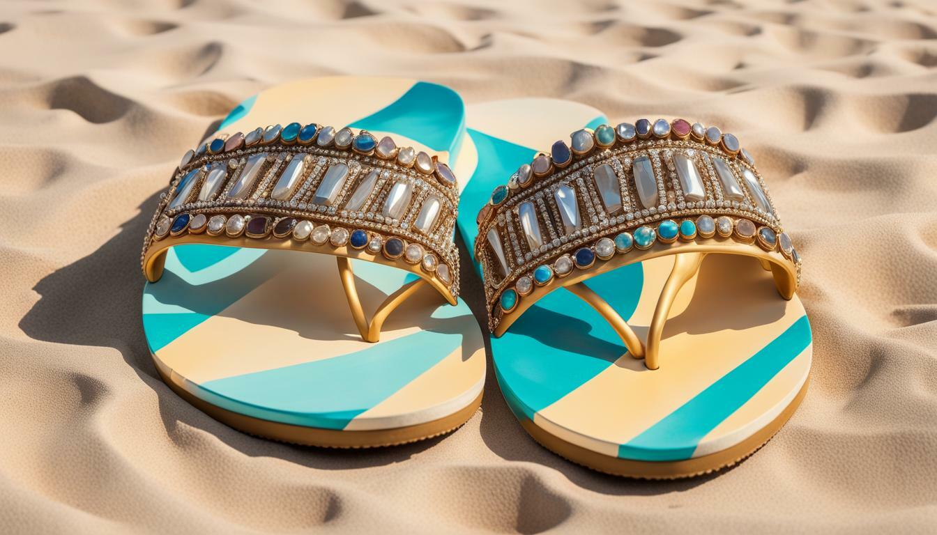 Embellished Slides vs. Embellished Flip-Flops: A Style Showdown for Your Perfect Summer Companion