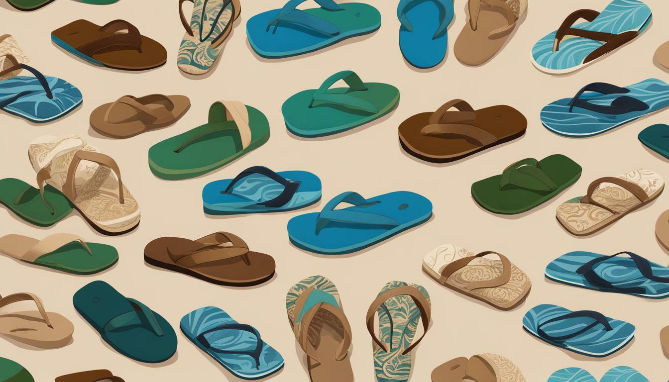 Flip-flops with coastal motifs vs. Felt slipper mules: Which is the Perfect Fit for Your Feet?