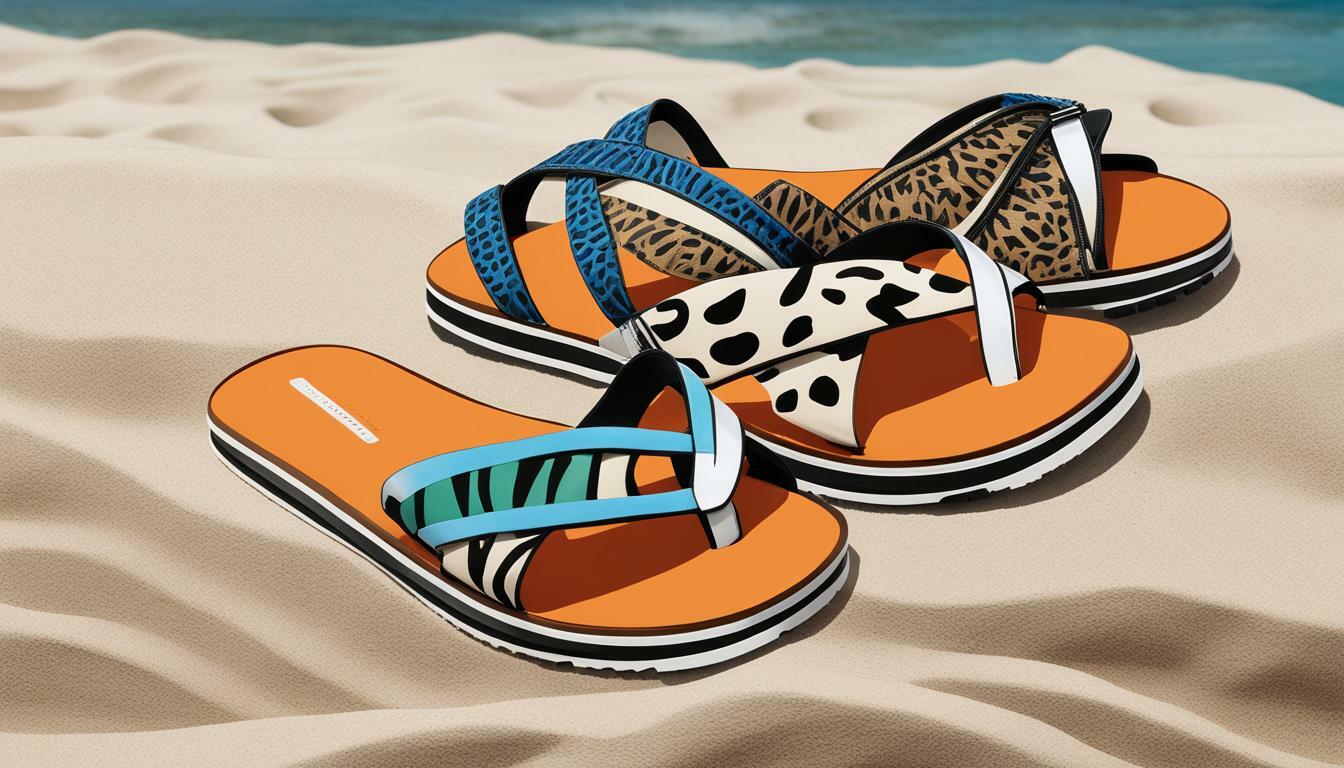 Slide Sandals with Animal Print vs. Flip-Flops with Animal Print: Which Trendy Footwear is Right for You?