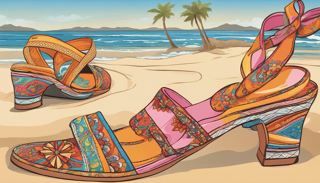 Slide sandals with bohemian style vs. Flip-flops with bohemian style